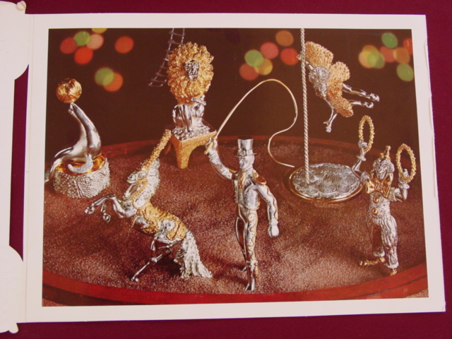 Franklin Mint Sasha Brastoff Silver Circus