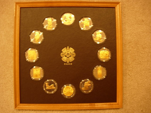 Franklin Mint Mayan Treasures Medals