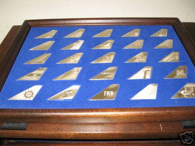 Franklin Mint Airline Tail Emblems Ingots