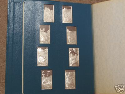 Franklin Mint Biblical Wildlife Treasury Ingots