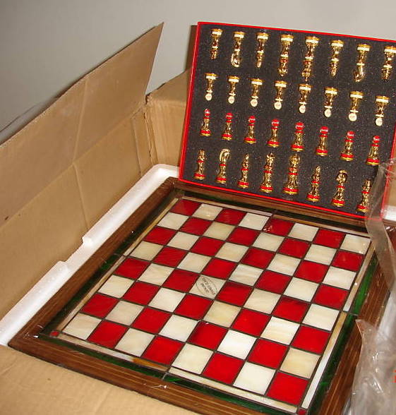 Franklin Mint Coca Cola Chess Set