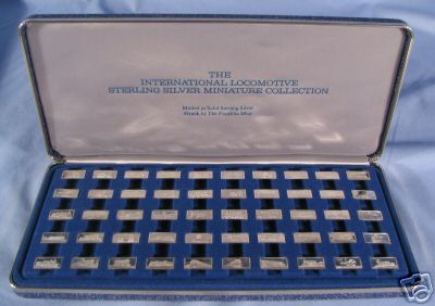 Franklin Mint Locomotives Mini Ingots