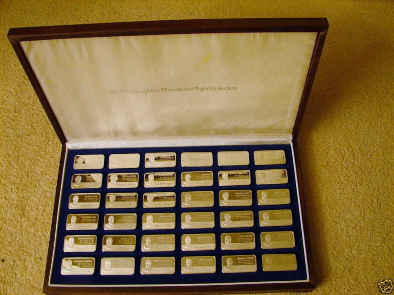 Hamilton Mint Presidents Ingots